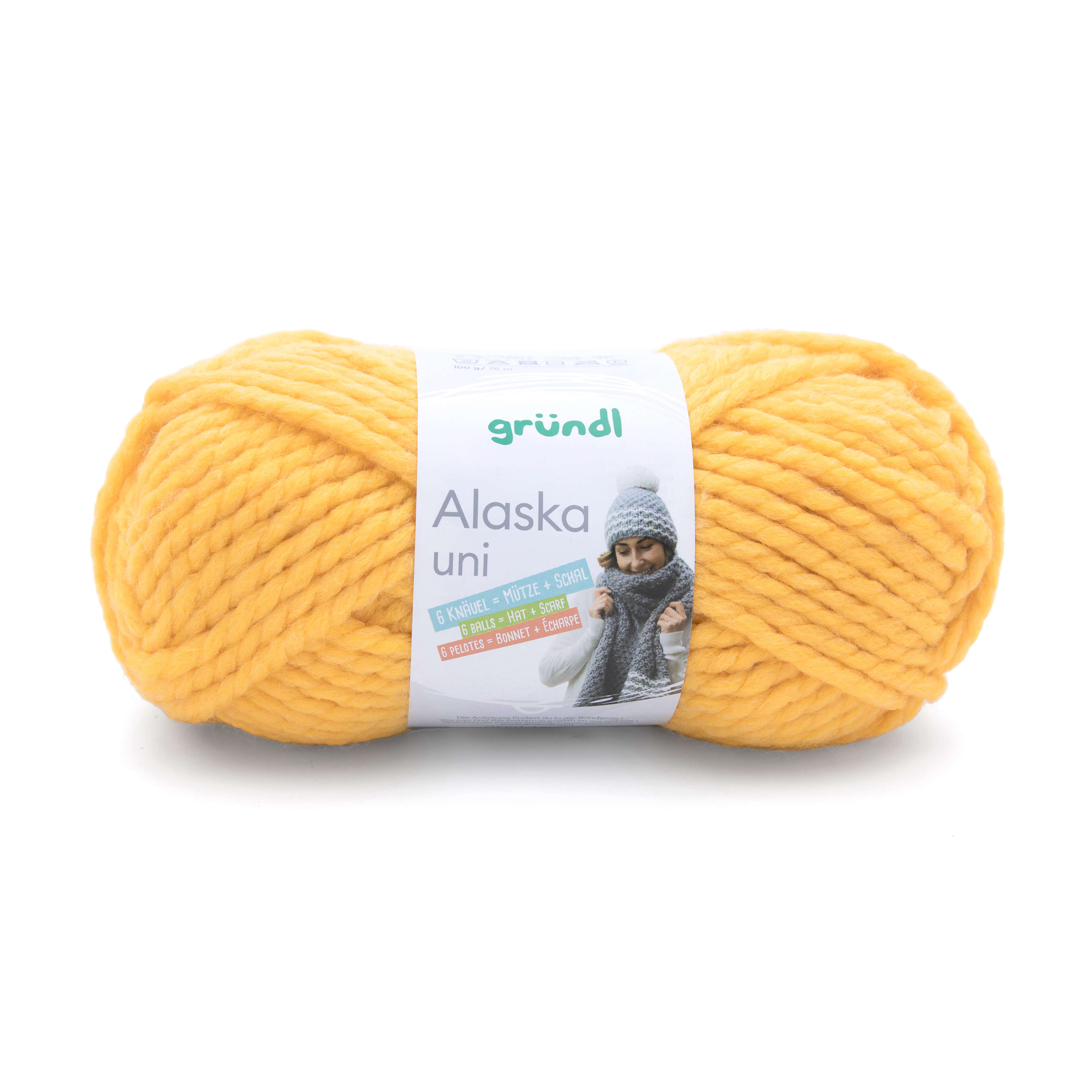 Gründl Alaska Wolle Uni 100g/75m Gründl Alaska Wolle Uni 100g/75m