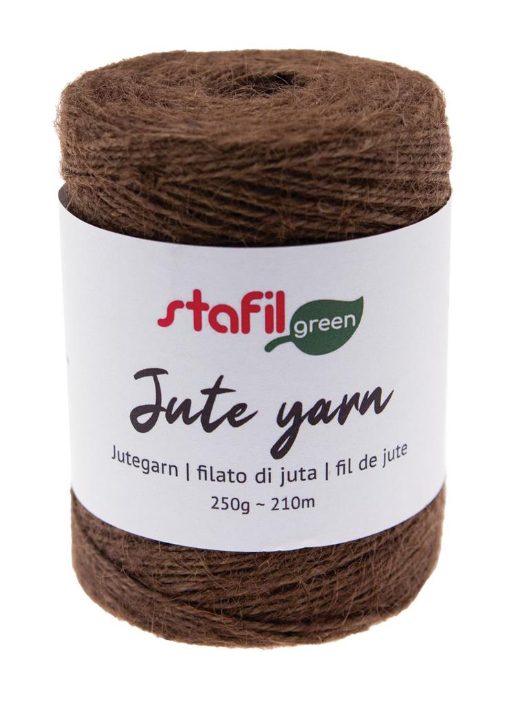 Stafil Green Jutegarn dunkelbraun 