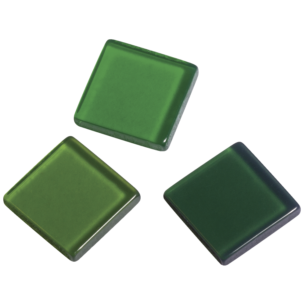 Acrylmosaik transparent jade, 1x1 cm, 50 g/ ca. 205 Stück Acryl-Mosaik
