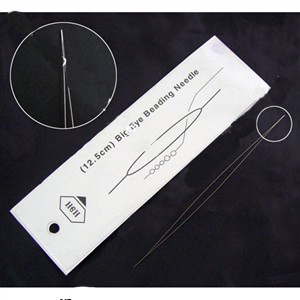 Perlen Aufreihnadel - Big Eye Beading Needle, 1  Stück