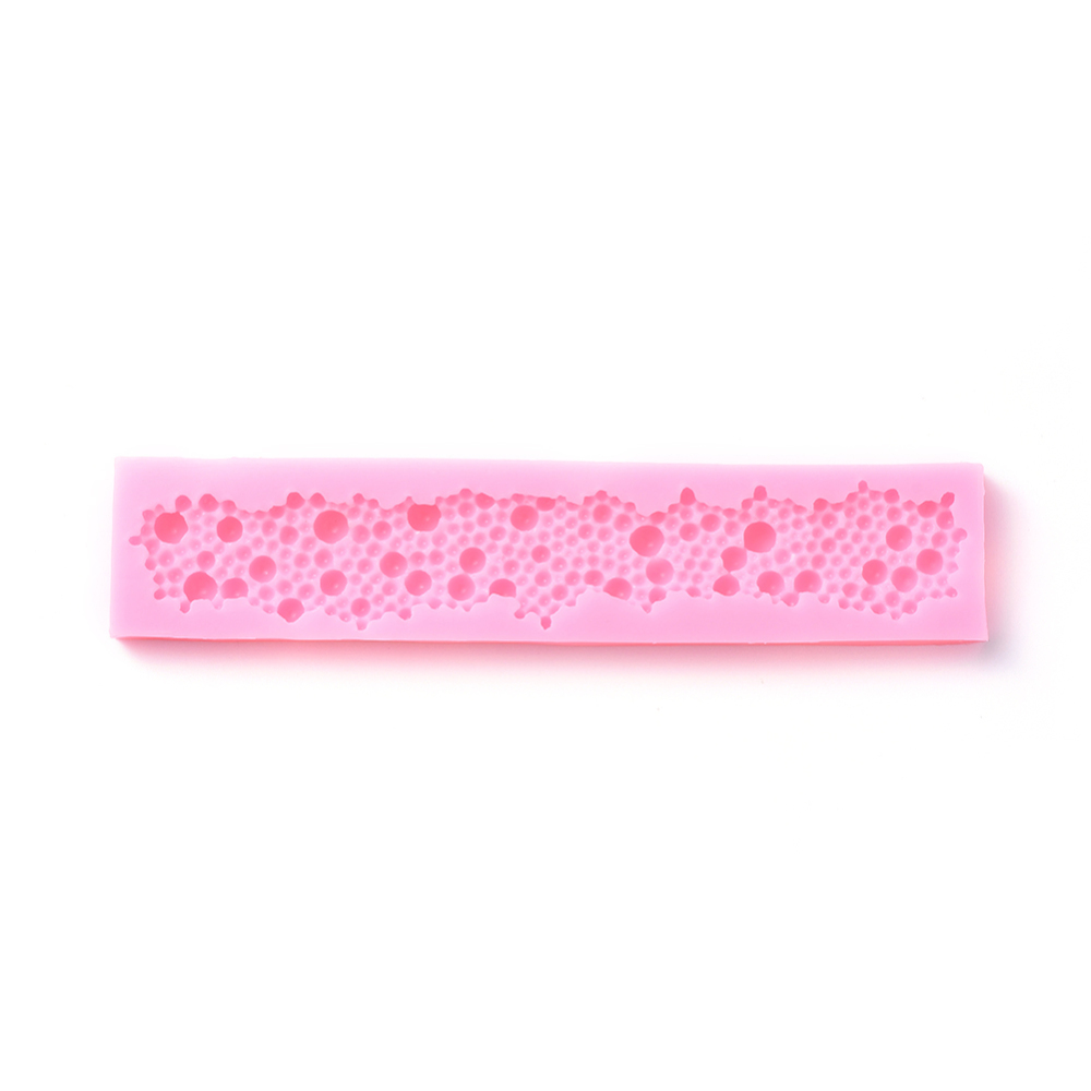 Silikon Pressform Kugelbordüre, 210x50x12mm, hitzebeständig