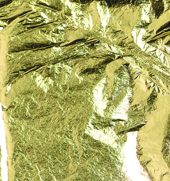 Echtes Blattgold 22 Karat 80x80 mm