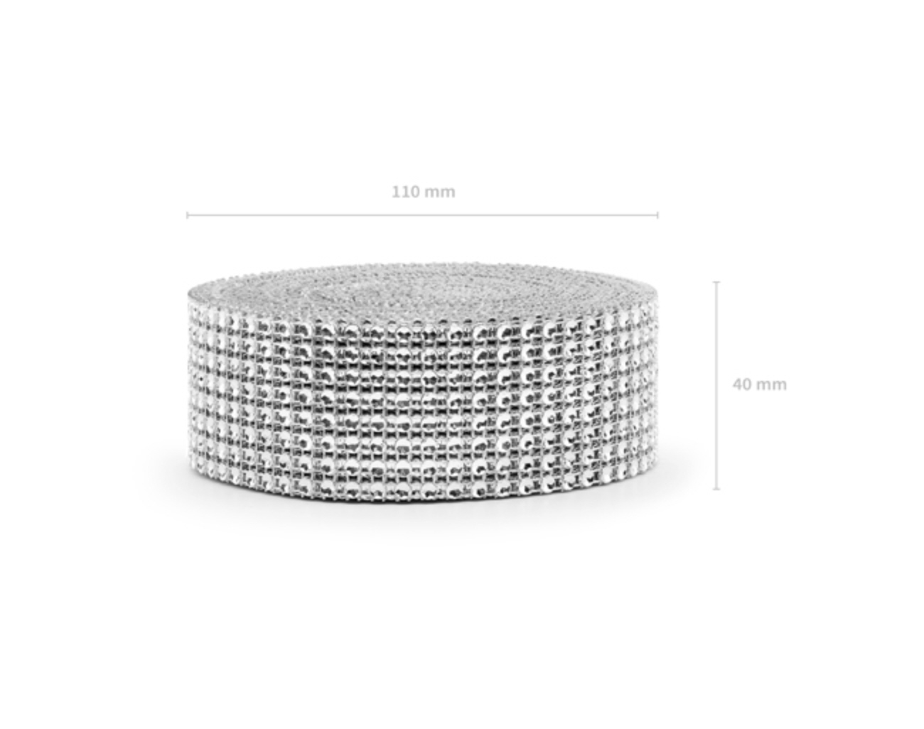 Strass-Band 4x900cm Strassband