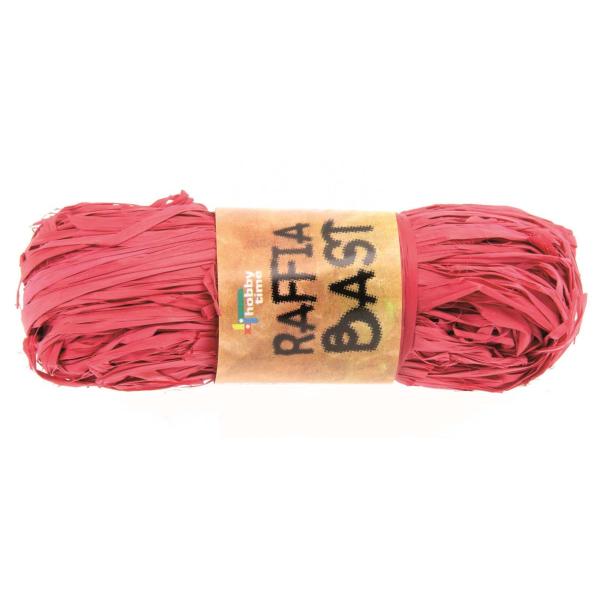 Naturbast 50g gefärbt