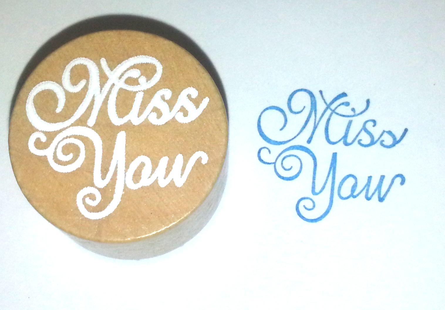 Stempel 3 cm - Miss You