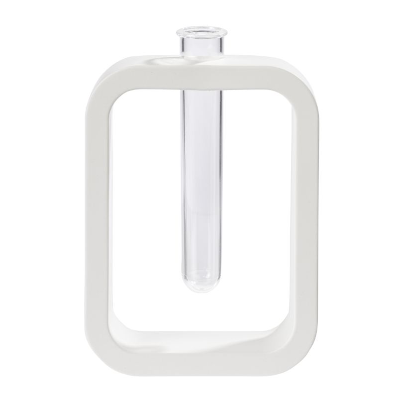 Silikonform Vase Rechteck mit Reagenzglas 14x10,5x3,5cm 