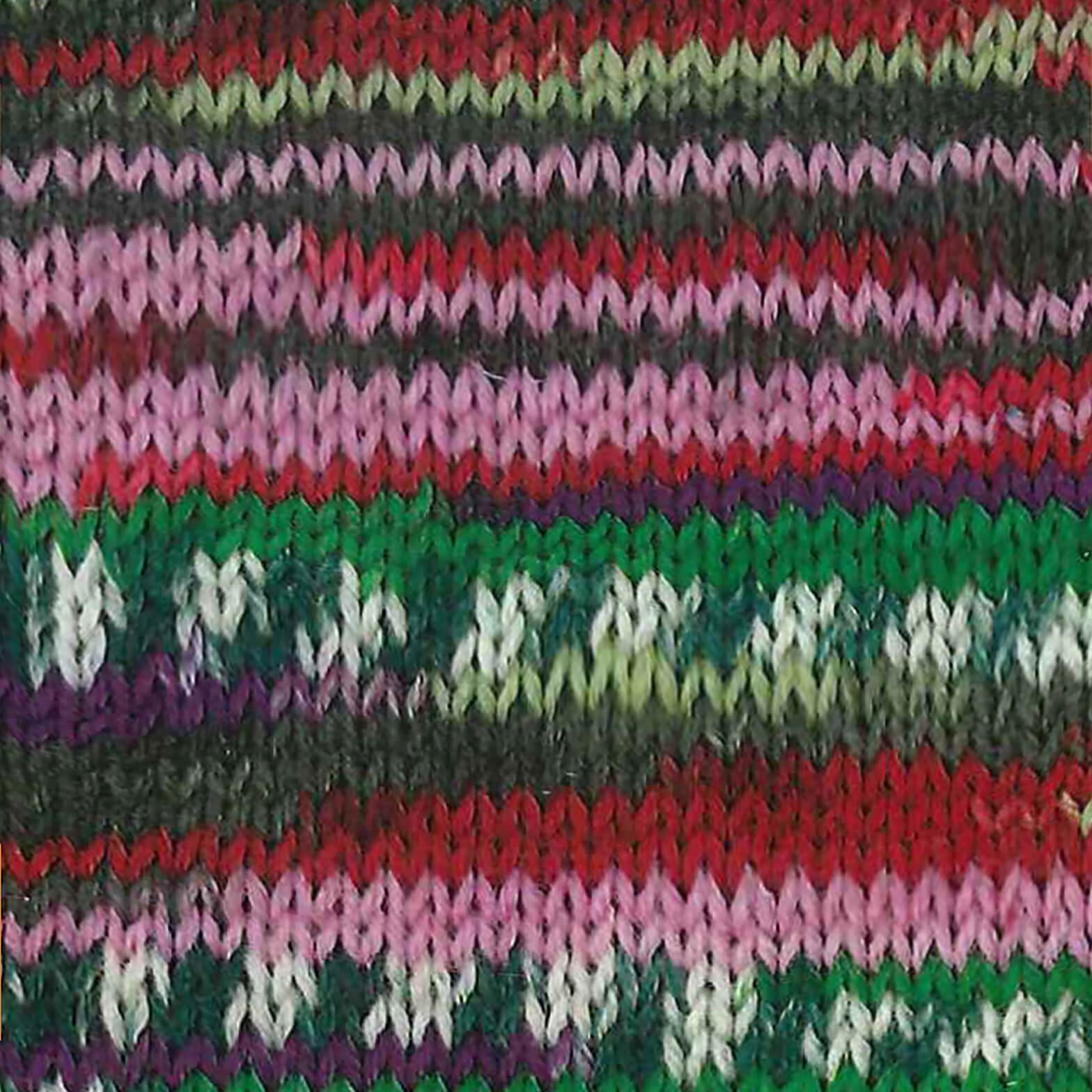 Hot Socks Lazise tannengrün-burgund-apfelgrün-flieder-meliert