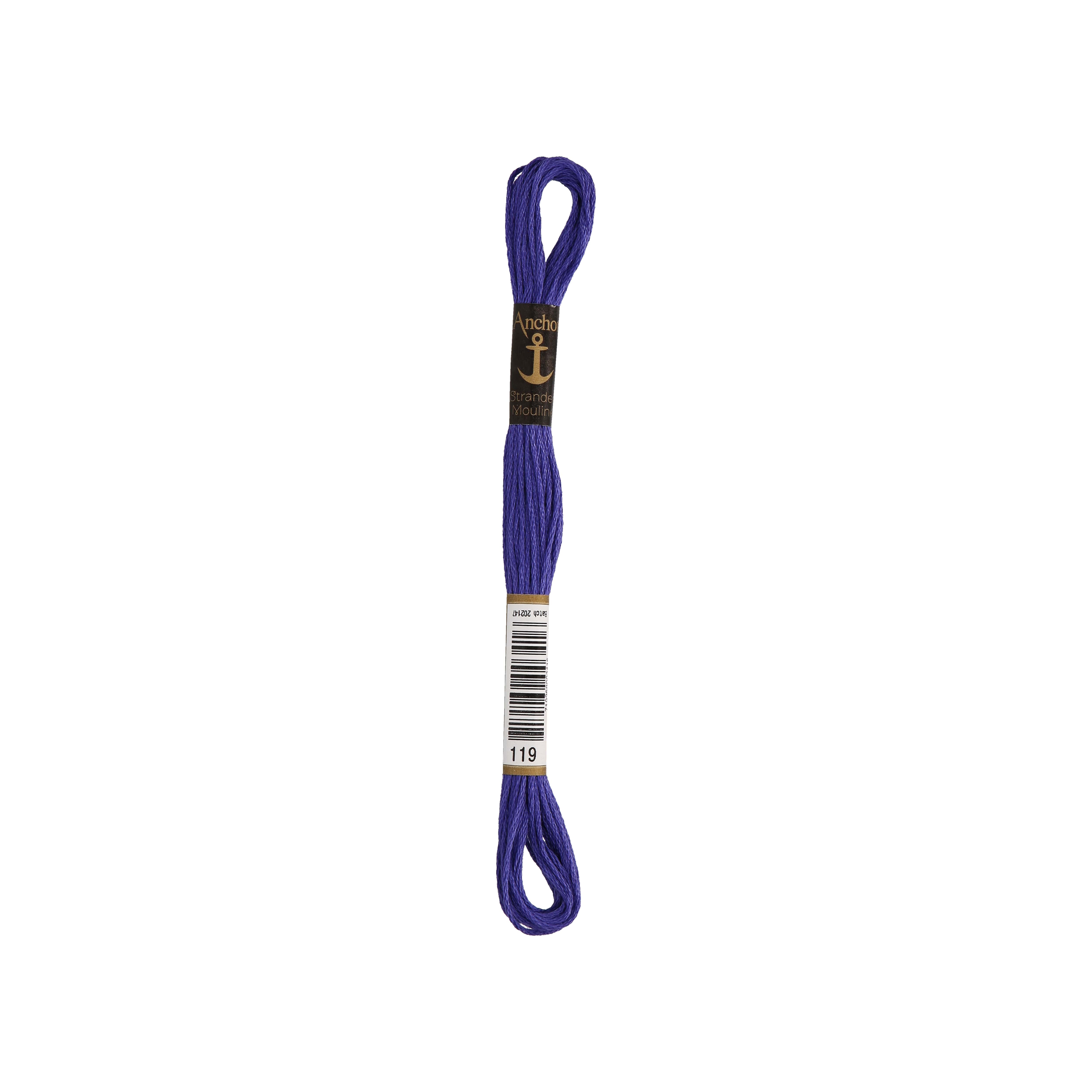 Anchor -Stranded Mouliné-Garn DUNKELVIOLETT Sticktwist 6-fädig 100% Baumwolle 8m Anchor -Stranded Mouliné-Garn DUNKELVIOLETT Sticktwist 6-fädig 100% Baumwolle 8m