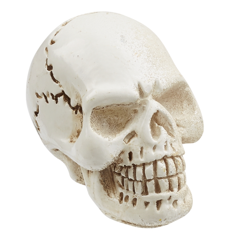 Totenkopf Polyresin, 4,5 cm, per Stück