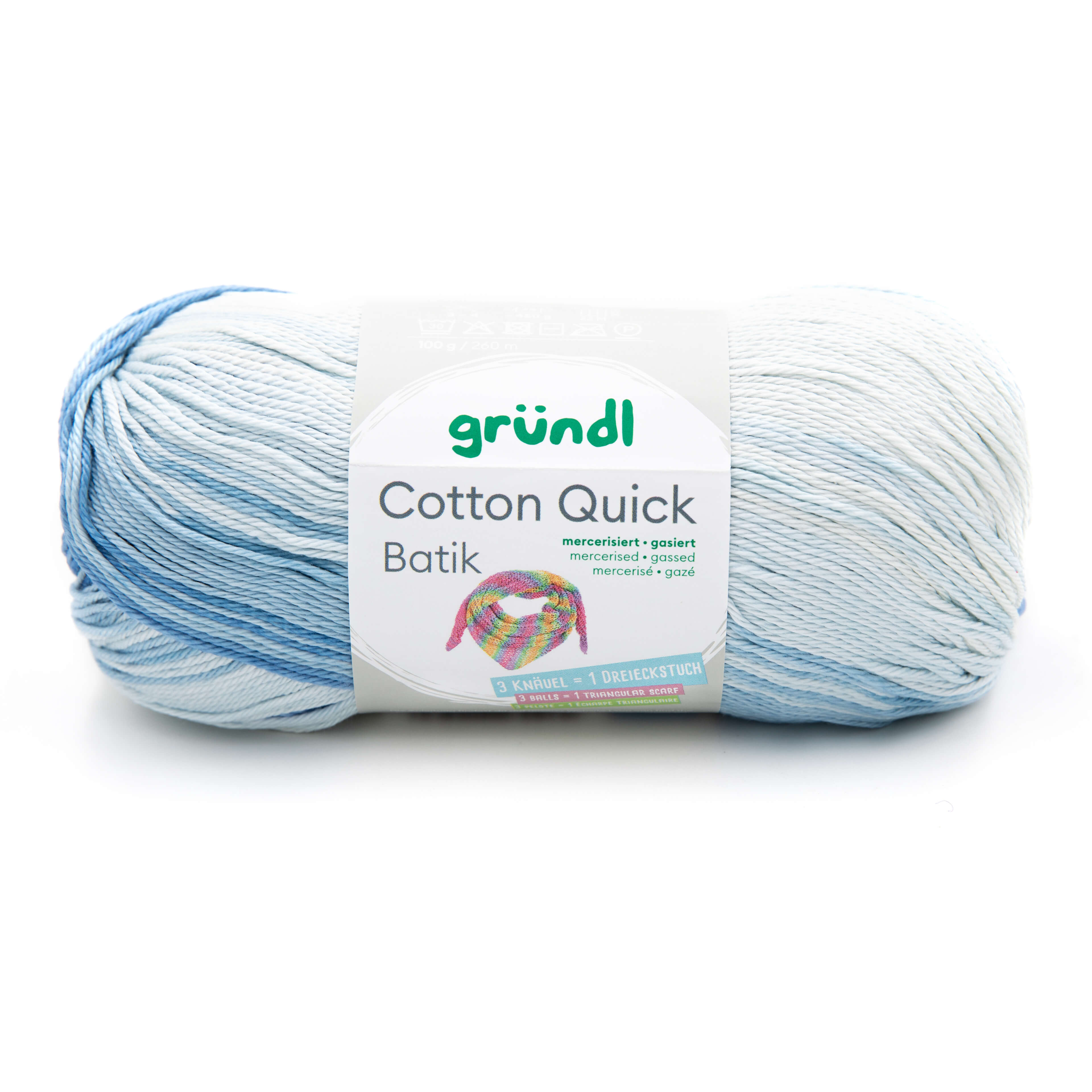 Cotton Quick Batik 100g/Knäuel 100 % Baumwolle 
