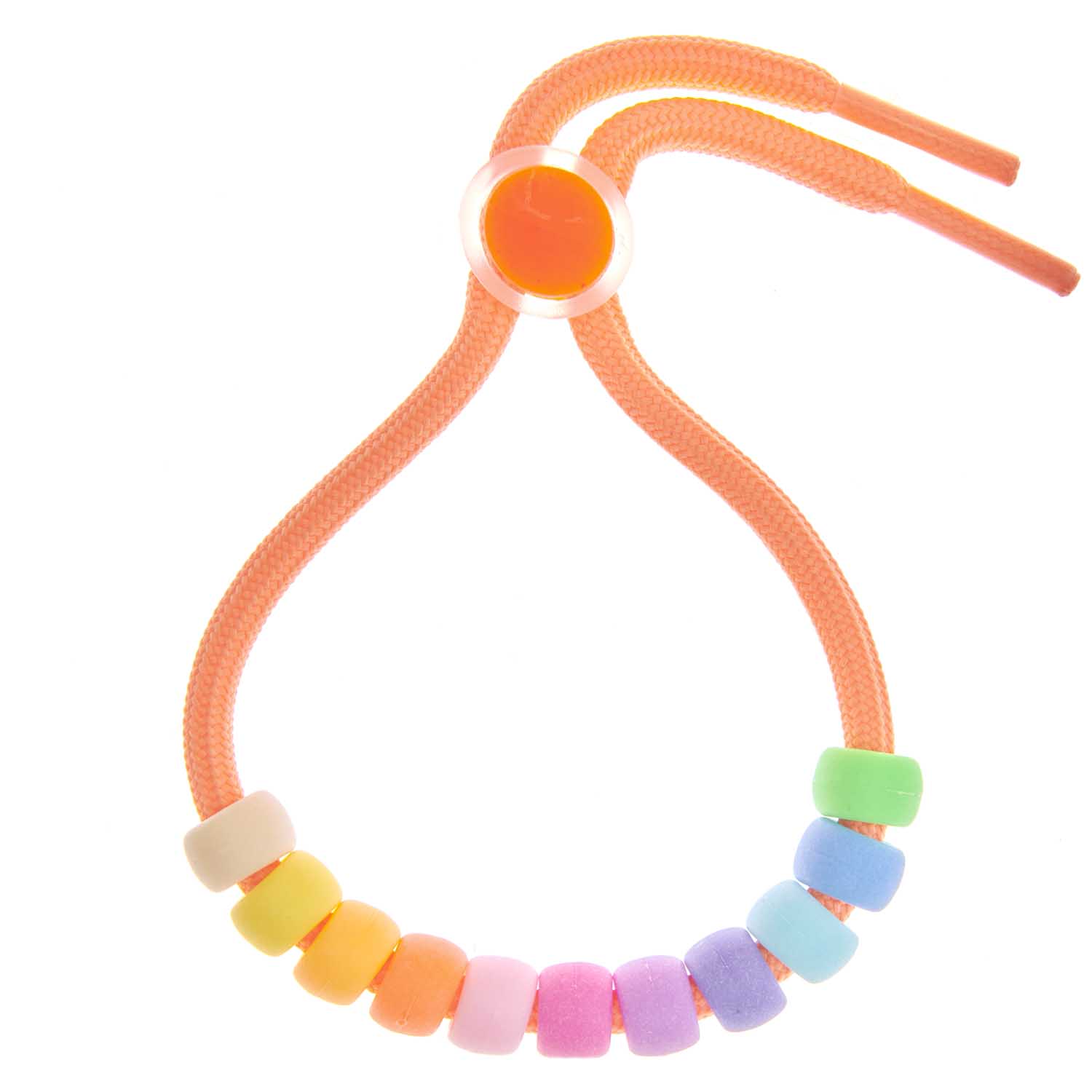 Pony Beads matt Regenbogen 9x6 mm Bohrung 3,5mm 400 Stück Pony Beads matt Regenbogen 9x6 mm Bohrung 3,5mm 400 Stück