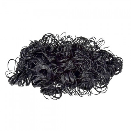 Puppenhaar Locken schwarz, 15 g Curly Hair Kunsthaarlocken Kunsthaar