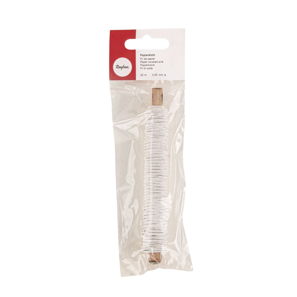 Papierdraht 0,55mm auf Holzwickel a 50g (20m)