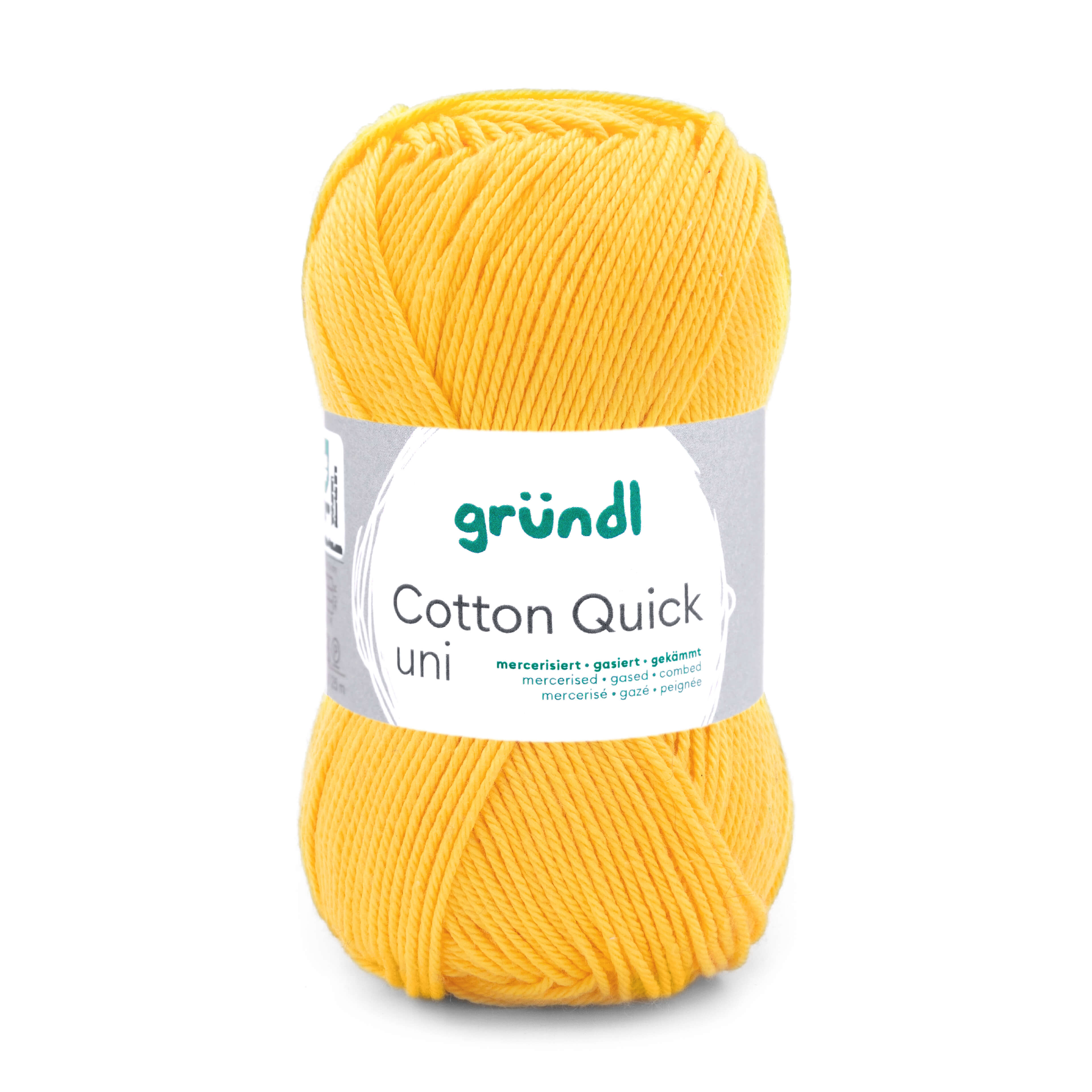 Cotton Quick Uni 100 % Baumwolle mercerisiert gasiert gekämmt 50g/125m Cotton Quick Uni 100 % Baumwolle mercerisiert gasiert gekämmt 50g/125m