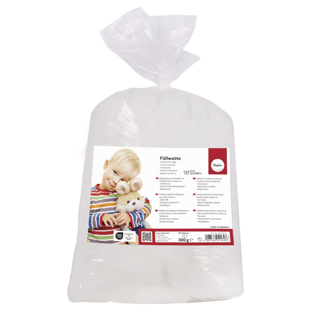 Füllwatte hochflauschig Flocken Beutel 300g