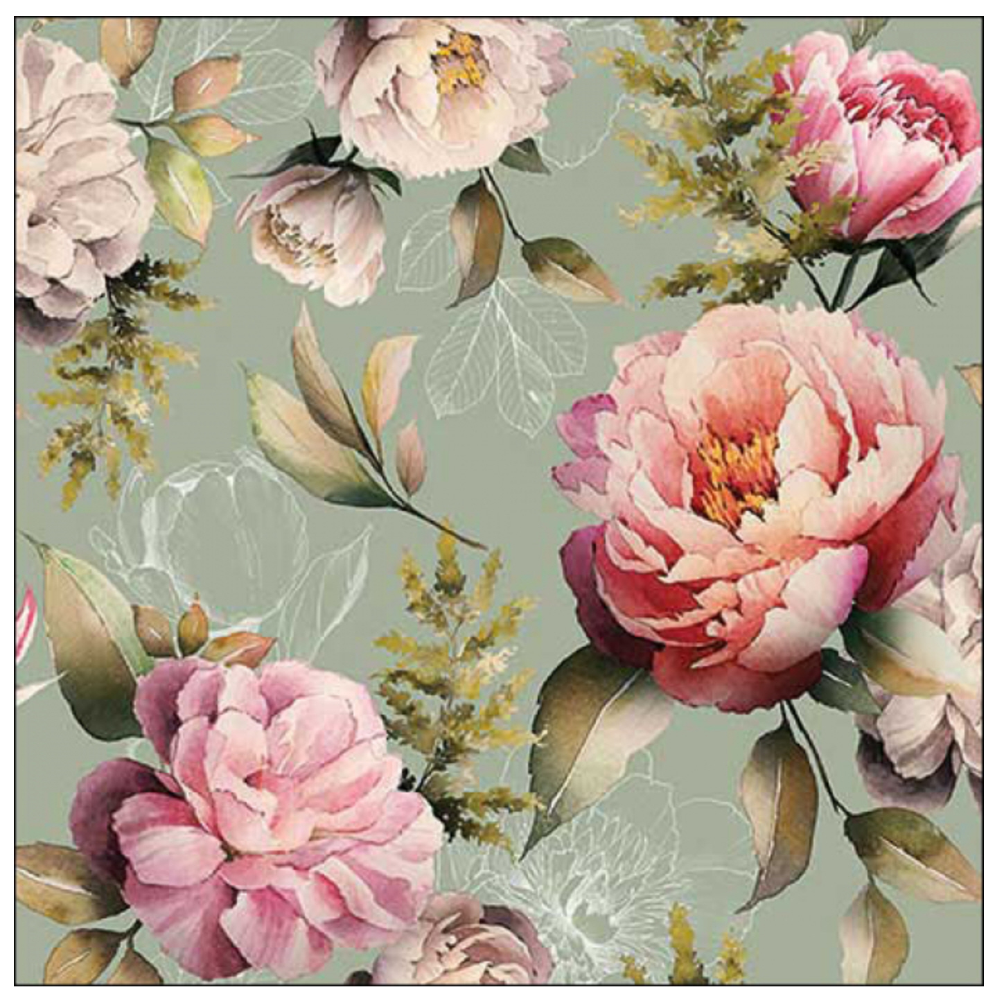 Ambiente Servietten Peonies composition 33x33cm 20 Stück FSC Mix Ambiente Servietten Peonies composition 33x33cm 20 Stück FSC Mix