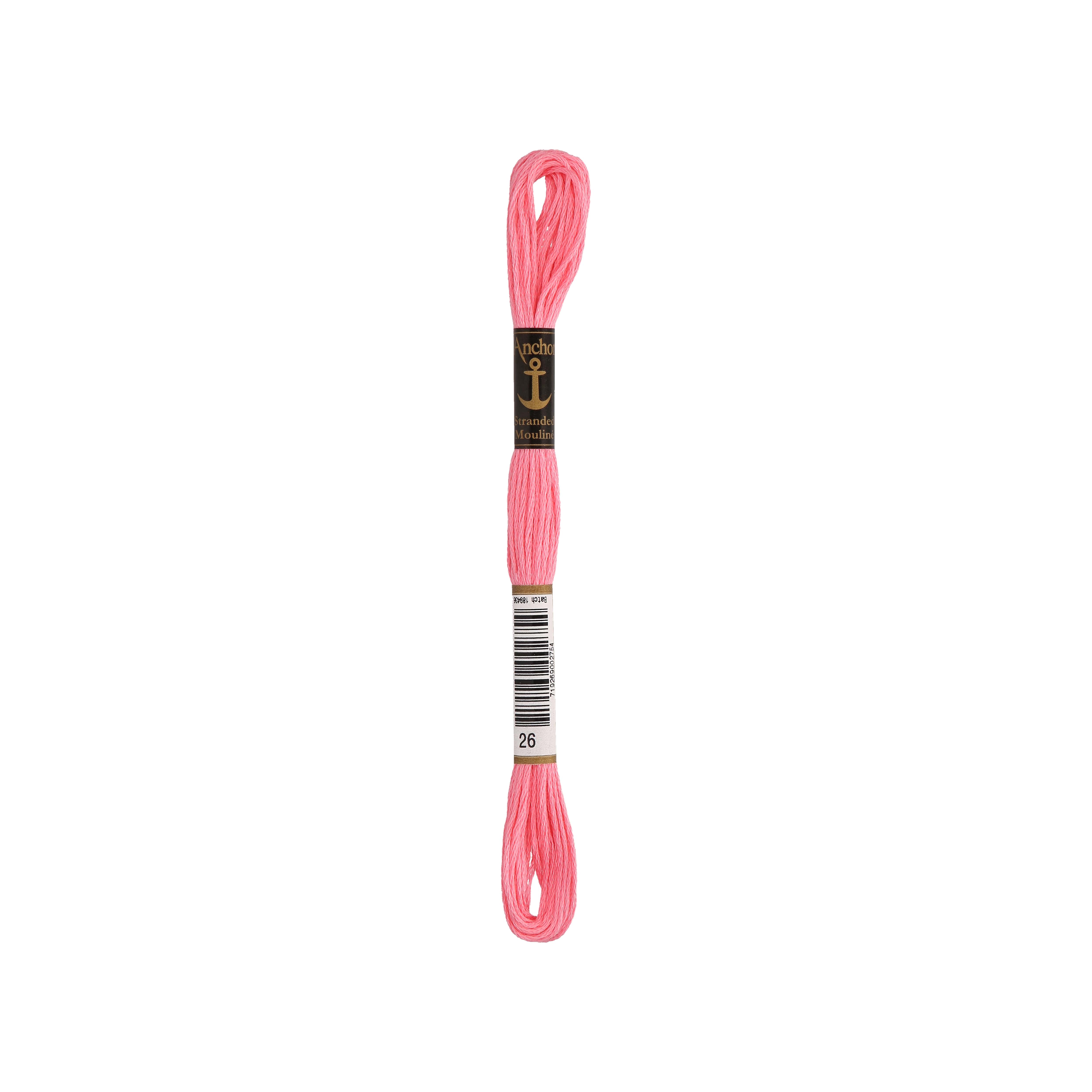 Anchor -Stranded Mouliné-Garn FLAMINGO Sticktwist 6-fädig 100% Baumwolle 8m
