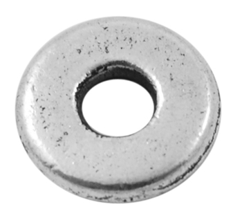 Tibetsilber Scheiben 10x2mm, 50 Stk./Dose