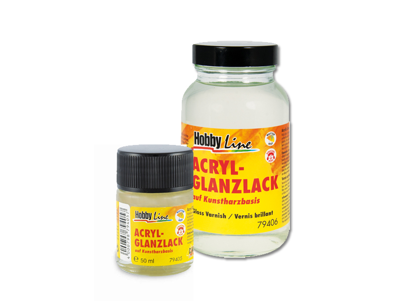 Acryl Lack Kunstharzbasis Klarlack Schutzlack transparent 250ml