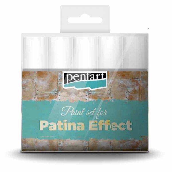 Pentart Patina Effekt-Set 5 Tuben 20ml