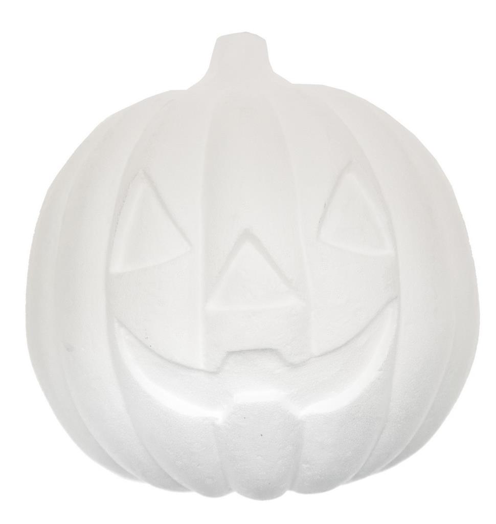 Styropor Kürbis 35x33cm,  2-teilig
