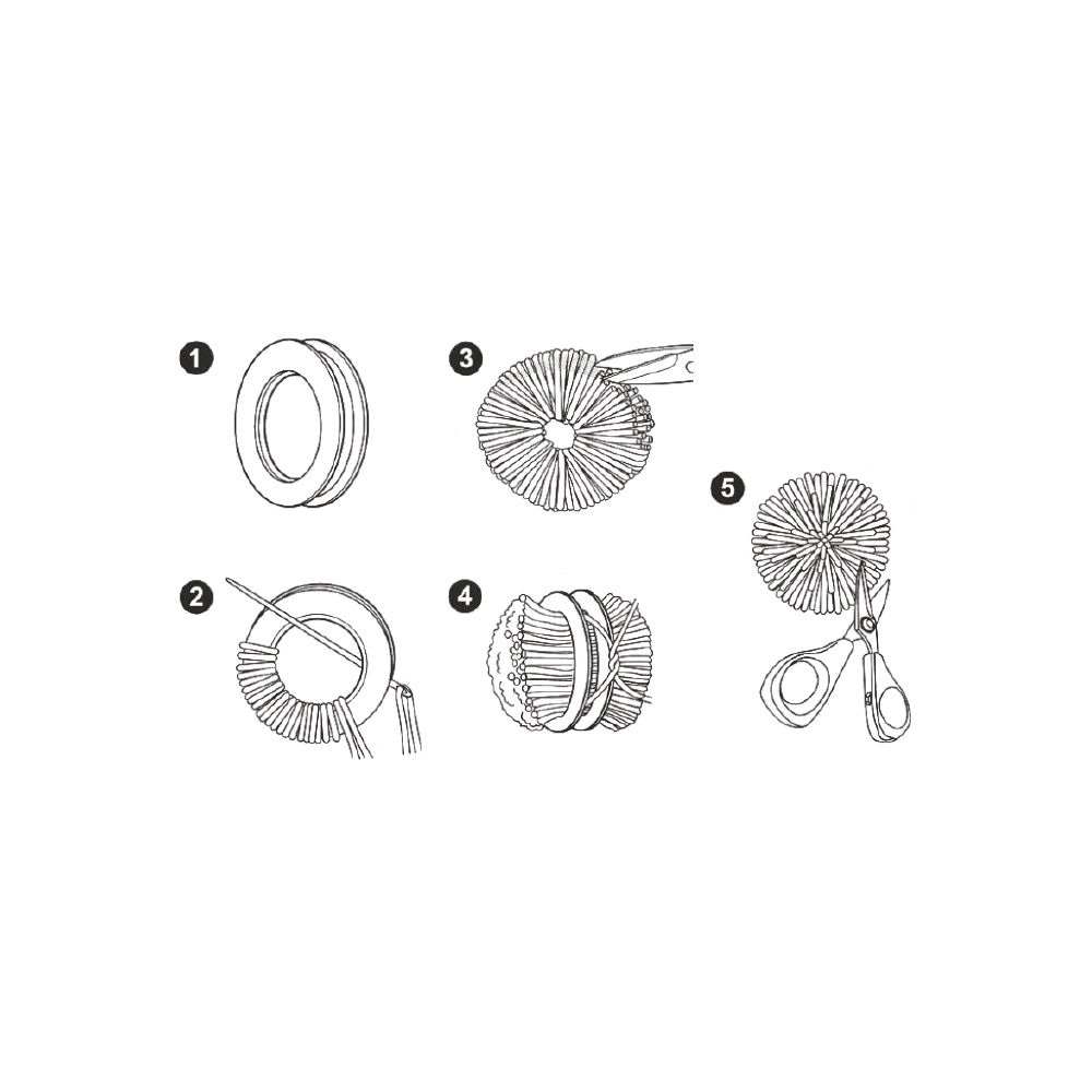 Pom-Pon Maker ø 5,5 cm Pom-Pon Maker ø 5,5 cm