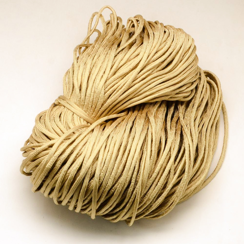 Paracord Kordel UNI BEIGE einfärbig 4mm 6,4m/ Bund Paracord Kordel UNI BEIGE einfärbig 4mm 6,4m/ Bund