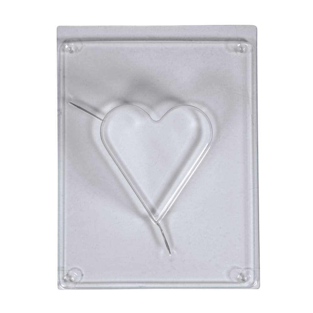 Herz Heart 6,5cm Gießform Casting Mould Gussform