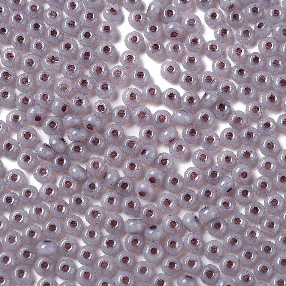 Rocailles Glasperlen Jade-Imitation 5,5x3,5mm 100 Stück / Dose  