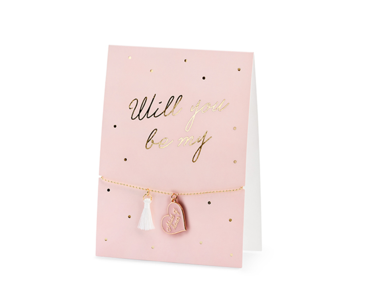 Karte mit Armband Will you be my Maid of honor 10.5x14.8cm Karte mit Armband Will you be my Maid of honor 10.5x14.8cm
