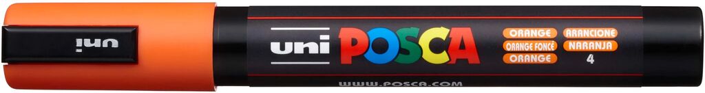 UNI POSCA Marker PC-5MC ORANGE mittelfeine Spitze 1,8 - 2,5mm UNI POSCA Marker PC-5MC ORANGE mittelfeine Spitze 1,8 - 2,5mm