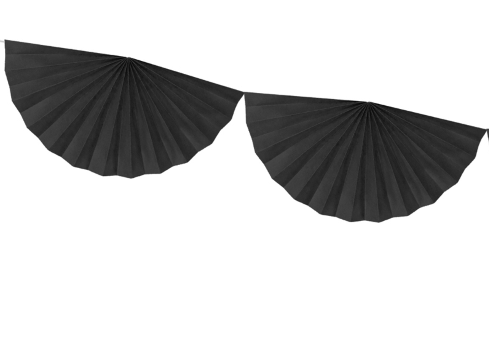 Rosetten-Girlande 0,4x3m Tissue Garland Rosette