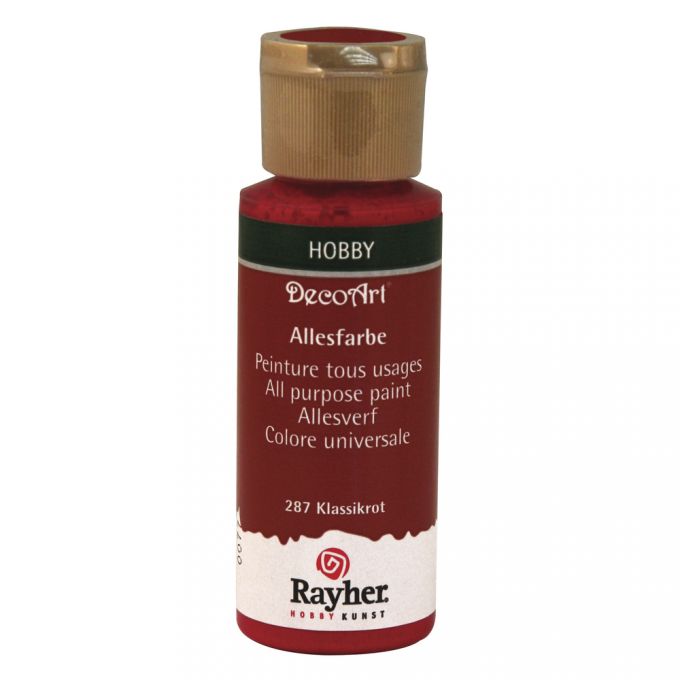 Rayher Allesfarbe, 59ml  DecoArt Bastelfarbe Acrylfarbe Hobbyfarbe