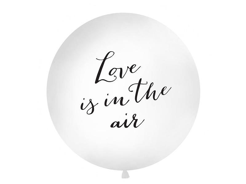 Riesen Luftballon Jumbo Balloon Love is in the Air 1m