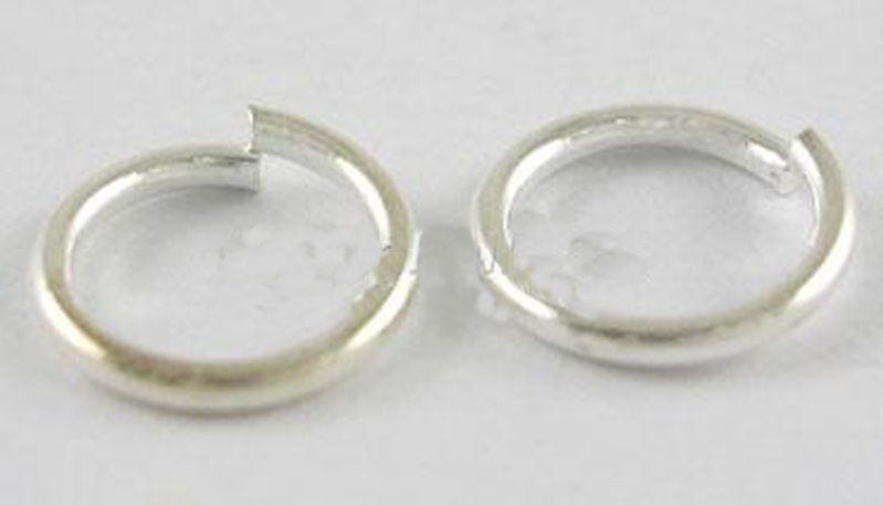 Zwischenringe 5 mm, silber, 40 Stück