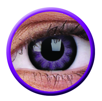 Kontaktlinsen Big Eyes Ultra Violet 0.00 Dpt. 2 Stück