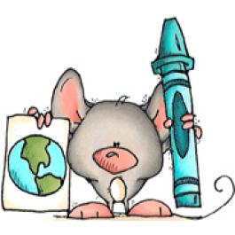 Stempel: Professor Squeak, 60 x 90 mm