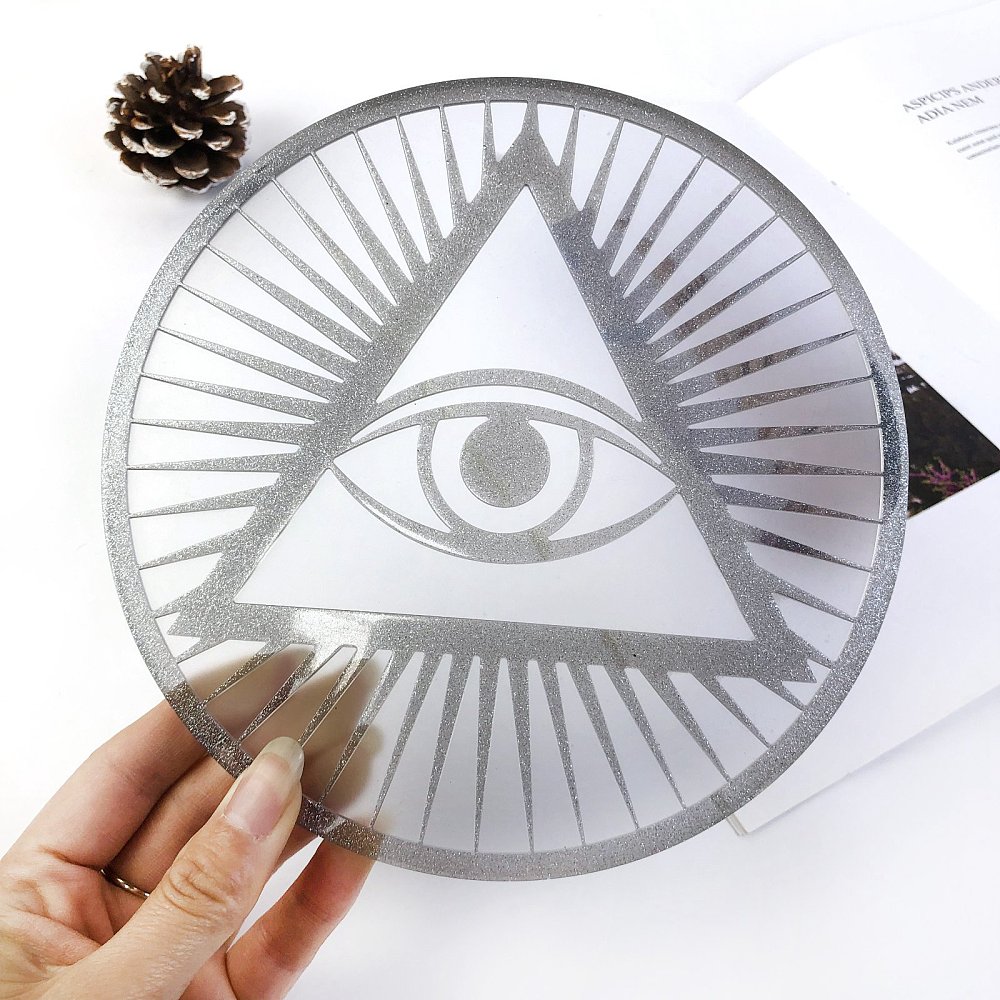 Silikonform Auge der Vorsehung/Allsehendes Auge rund 180x9mm Silikonform Auge der Vorsehung/Allsehendes Auge rund 180x9mm