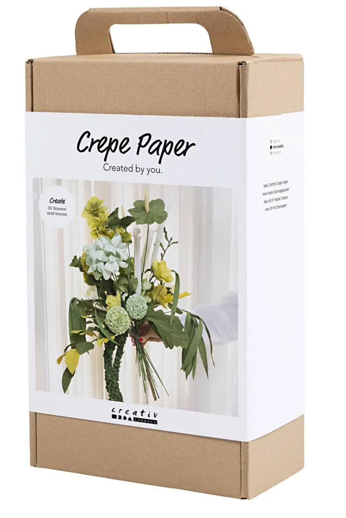 Maxi Kreativ Set Krepppapier Blumenstrauß grün Maxi Kreativ Set Krepppapier Blumenstrauß grün