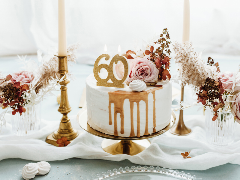 Geburtstagskerze Number Candle Zahlenkerze 7,5cm gold Geburtstagskerze Number Candle Zahlenkerze 7,5cm gold
