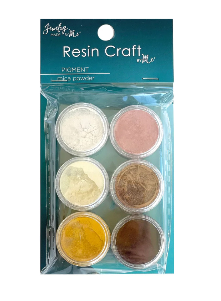 Resin Craft Pigmente Mica Powder 6 Dosen á 0,6g