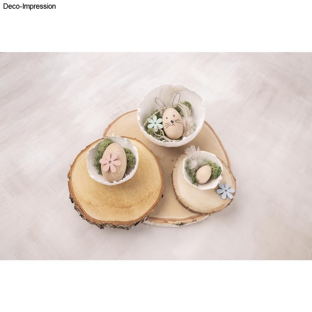 Holzscheibe rund natur 10-12cm ø 3Stück Holzscheibe rund natur 10-12cm ø 3Stück