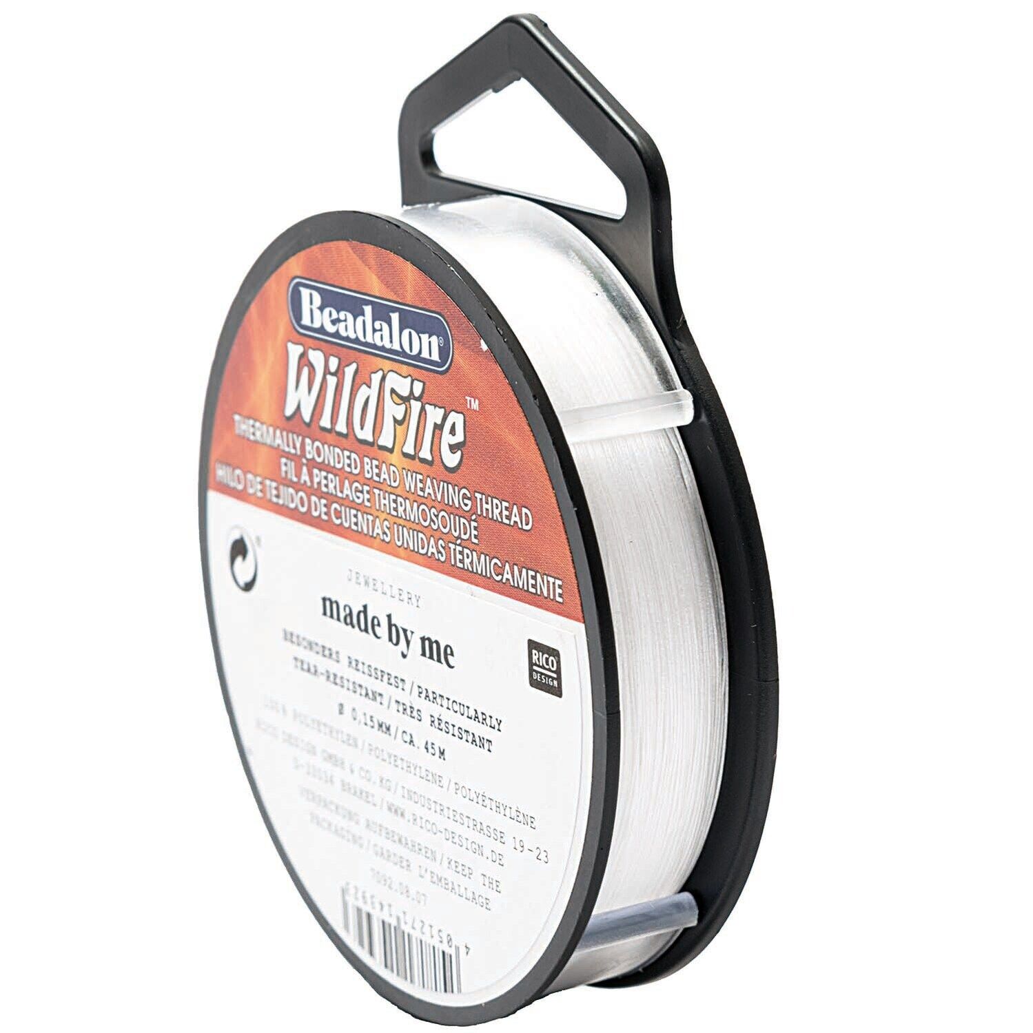 Beadalon Wildfire Garn weiß 0,15mm 45,8m 1 Spule Beadalon Wildfire Garn weiß 0,15mm 45,8m 1 Spule