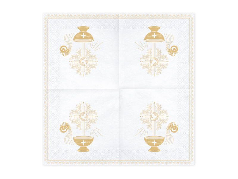 Servietten Heilige Taufe 20 Stk. 33x33cm Holy Baptism
