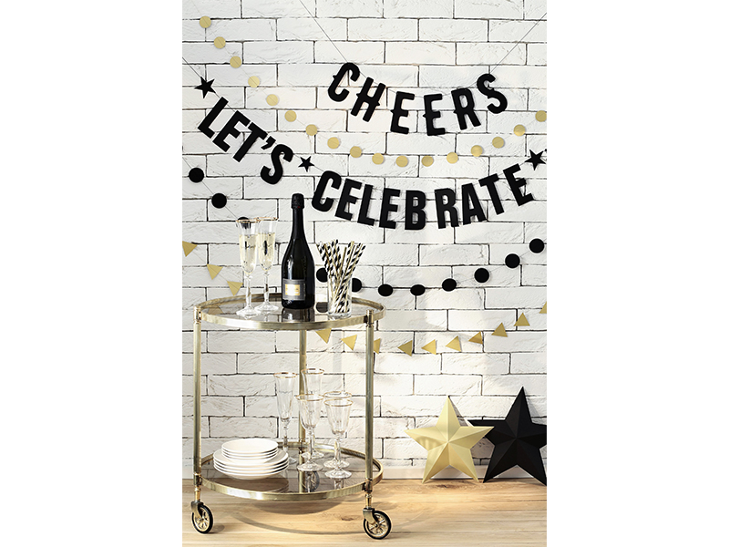 Banner Girlande "Let´s Celebrate" 14x106cm