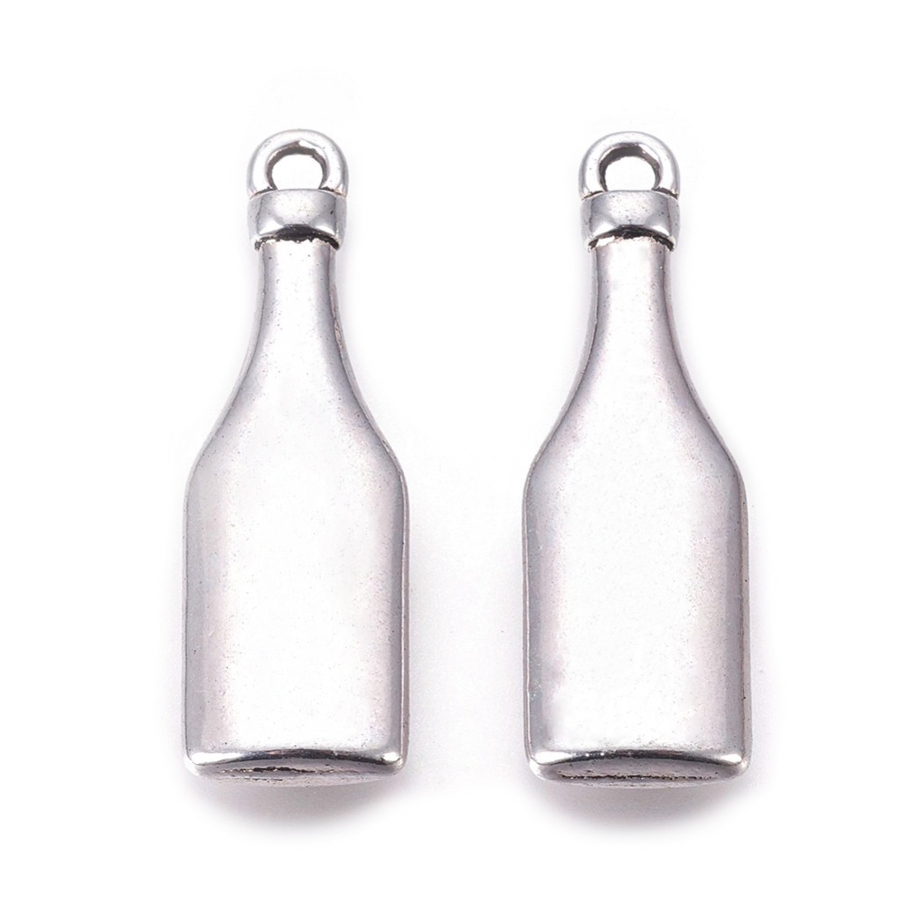 Anhänger Flasche 3x0,9x0,3cm 1 Stück 