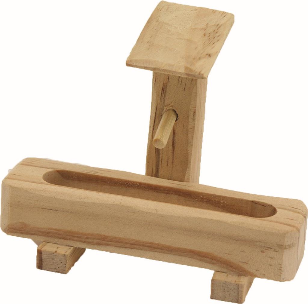 Brunnen mit Wassertrog 10cm Holz