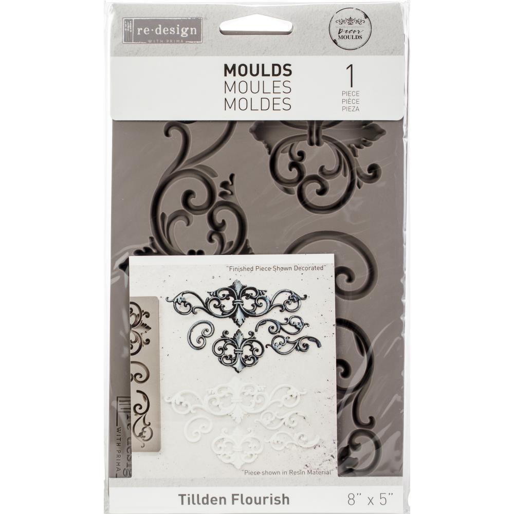 Silikon Pressform Tillden Flourish 12,7x20,3cm