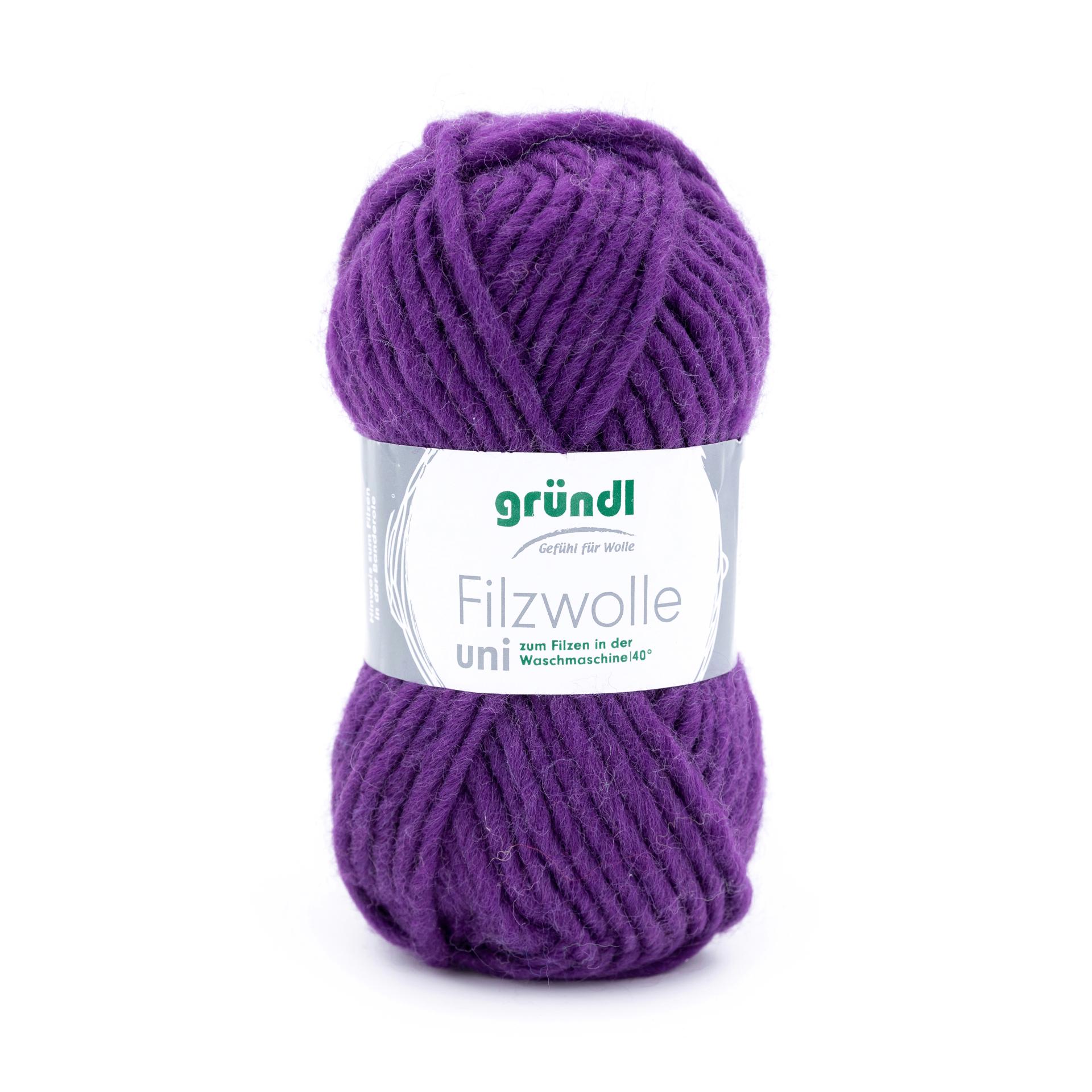 Strickfilzwolle 50g- 50m Schurwolle Strickfilzen Waschmaschinenfilzen 