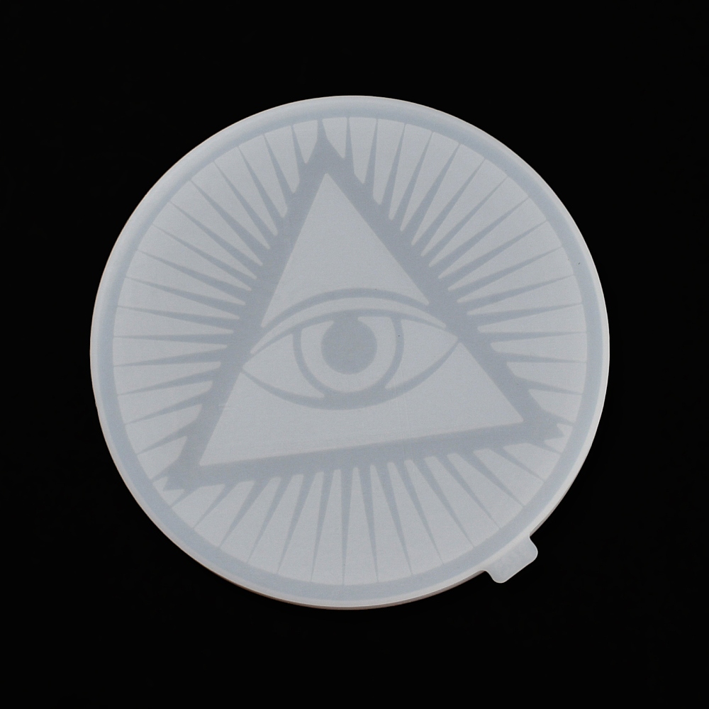 Silikonform Auge der Vorsehung/Allsehendes Auge rund 180x9mm Silikonform Auge der Vorsehung/Allsehendes Auge rund 180x9mm